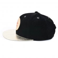 embroidery patch leather brim velvet snapback hats
