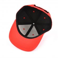 leather patch red snapback hats custom