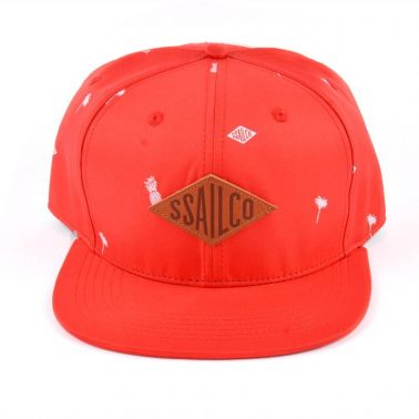 leather patch red snapback hats custom