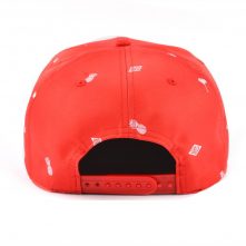 leather patch red snapback hats custom