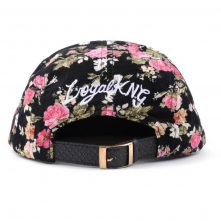 metal label melton wool digital printing 5 panels caps