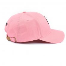 plain embroidery pink women baseball sports hats