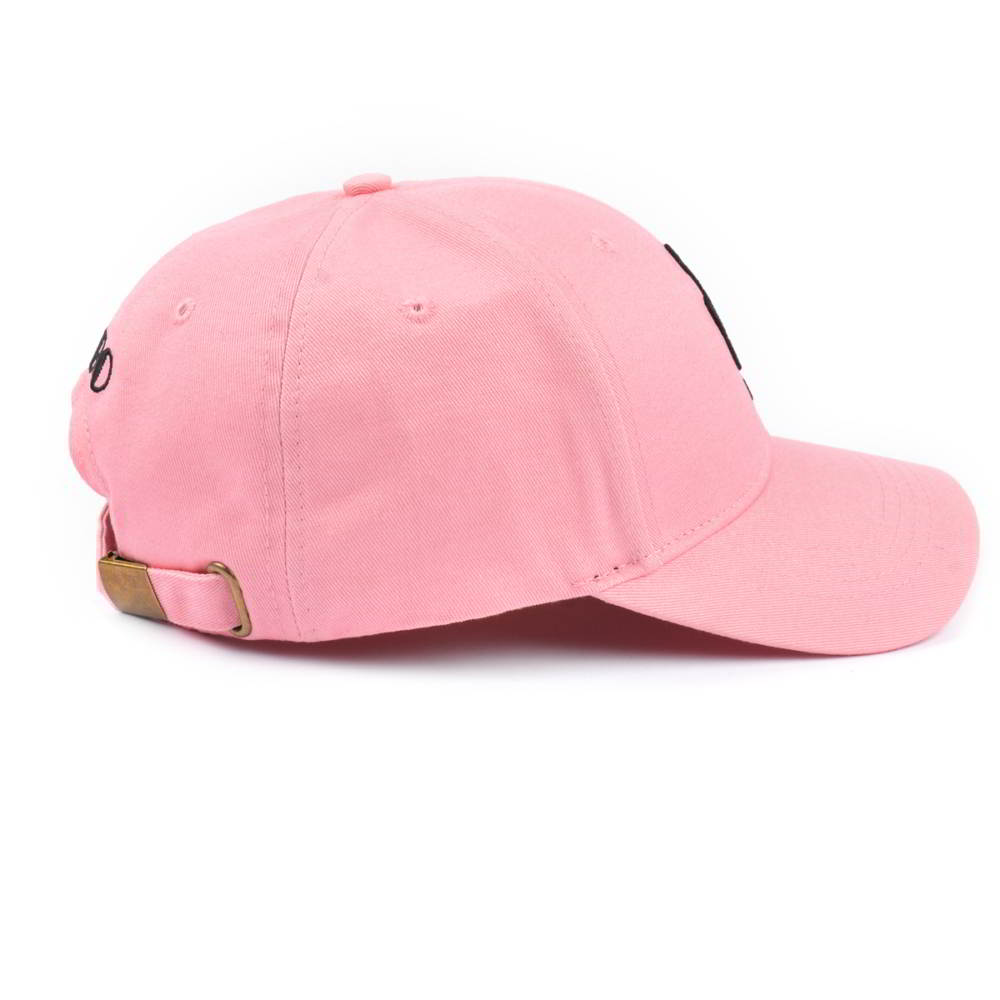 plain embroidery pink women baseball sports hats