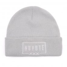 plain letters embroidery cuffed winter hats beanies