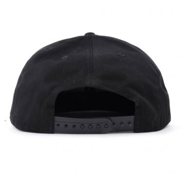 flat embroidery black snapback hats on sales