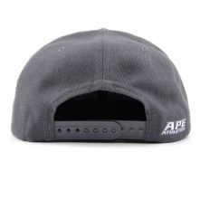 flat embroidery gray snapback caps