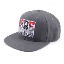 flat embroidery gray snapback caps