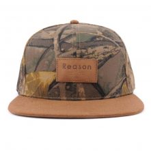 suede brim leather plate printing snapback caps