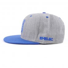 two color acrylic wool snapback embroidery hats