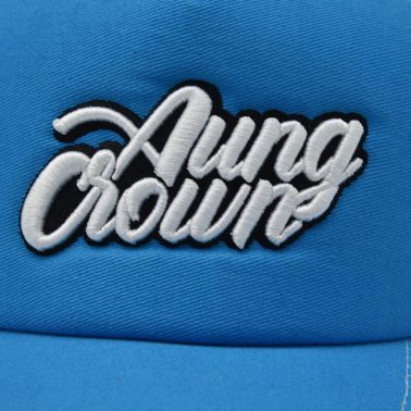 5 panels 3d aungcrown embroidery trucker mesh caps