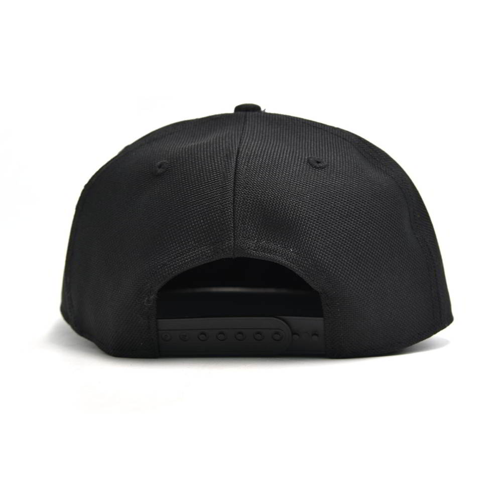 aungcrown embroidery logo black snapback caps custom