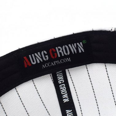 aungcrown embroidery logo two color baseball hats
