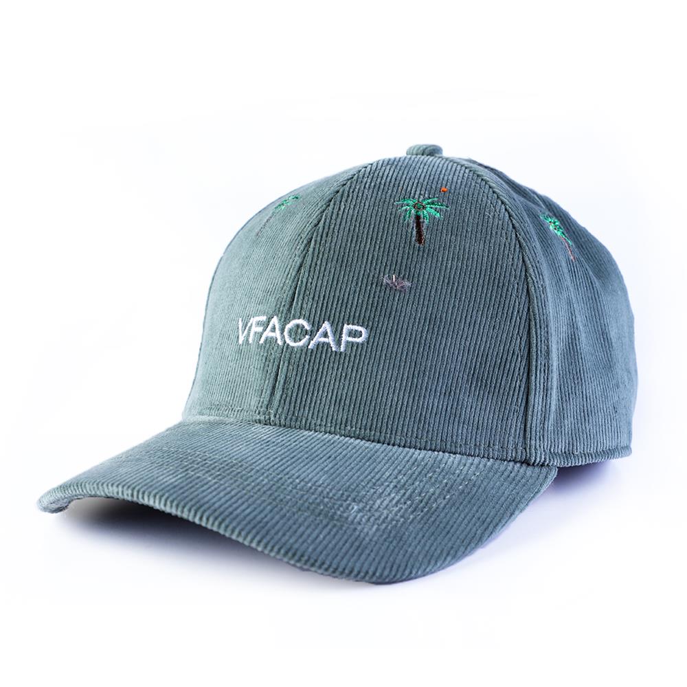 plain vfa embroidery logo corduroy baseball caps