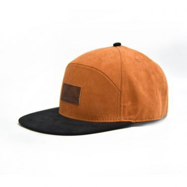 special 6 panels leather patch suede snapback hats