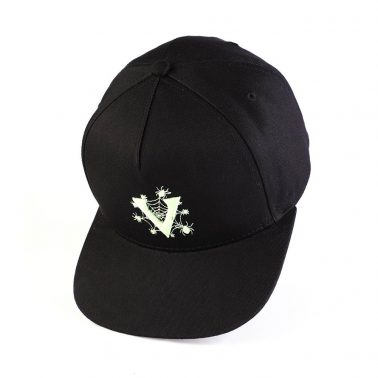 vfacap embroidery logo black 5 panels snapback hats