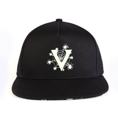 vfacap embroidery logo black 5 panels snapback hats