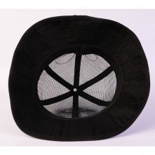 adjustable black aungcrown mesh bucket hats