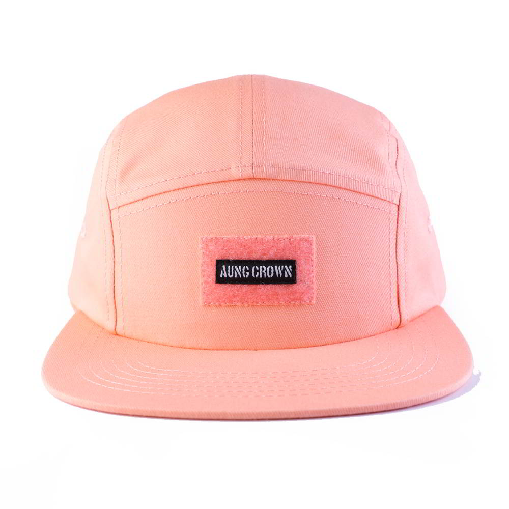 aungcrown patch flat brim snapback 5 panels caps