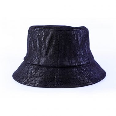 high quality design logo black bucket hats