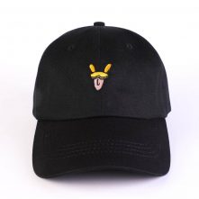 plain embroidery logo black cotton sports baseball hats