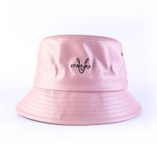 vfa embroidery logo leather bucket hats