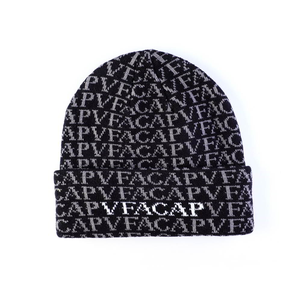 jacquard vfa logo plain winter caps beanies