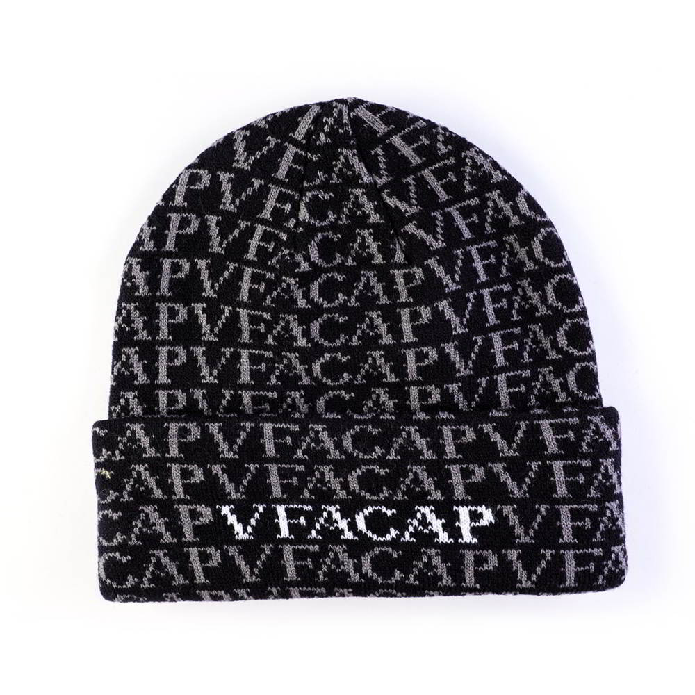 jacquard vfa logo plain winter caps beanies