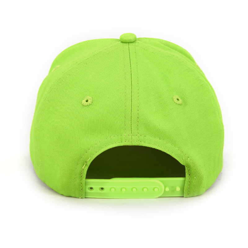 Cartoon pattern embroidery patch dad hat baseball cap 5 panels green.