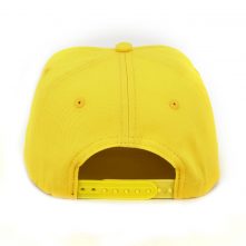 Simple and clear cartoon pattern embroidery patch dad hat baseball cap for kids bright yellow