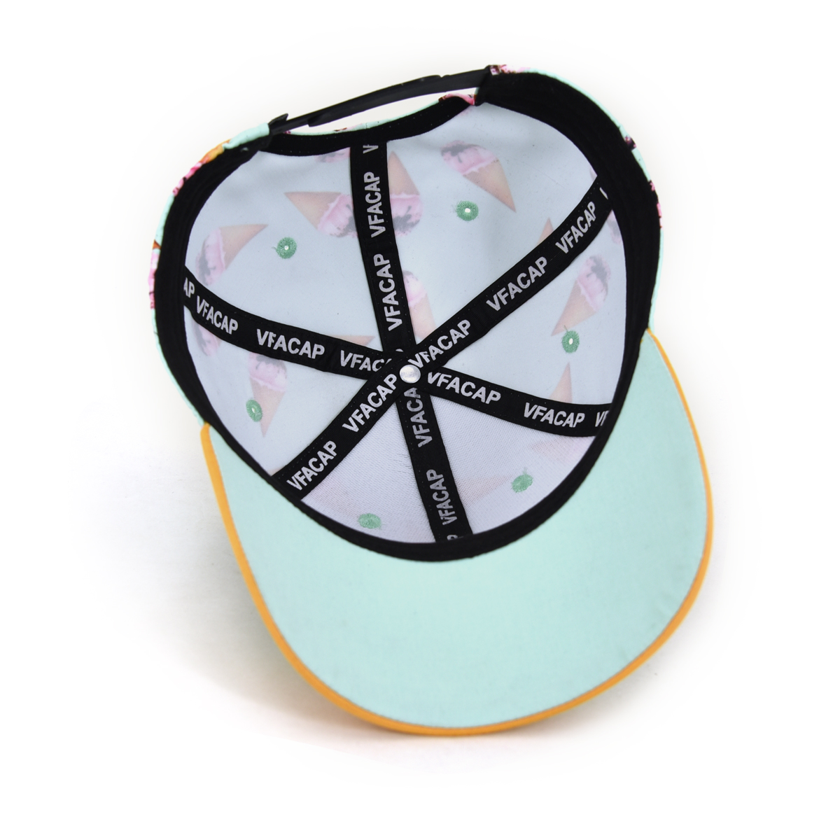 Cotton Candy Bubblegum Hat Patch Baseball Flavor Embroidered Iron on