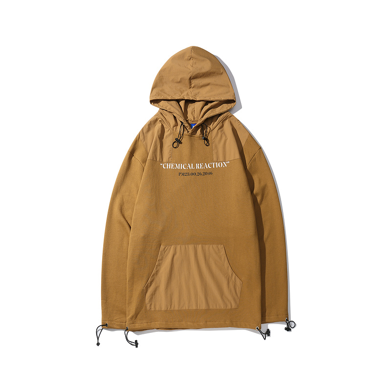 Men’s lightweight earthy tones windbreaker jacket style hoodies-1