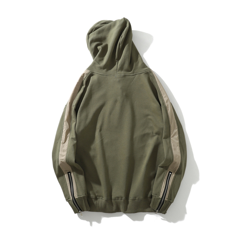 light green color warm hoodies for men-1