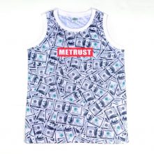 Men’s money printed metrust brand tank top-1