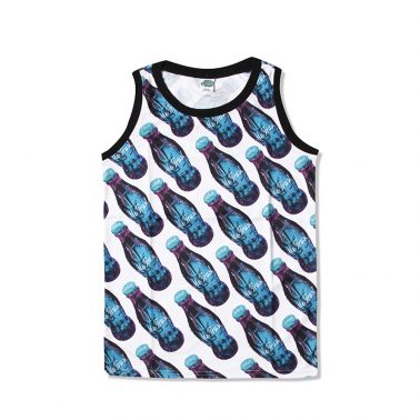 casual 3D printed tanks cool sleeveless graphic t-shirts for beach-2