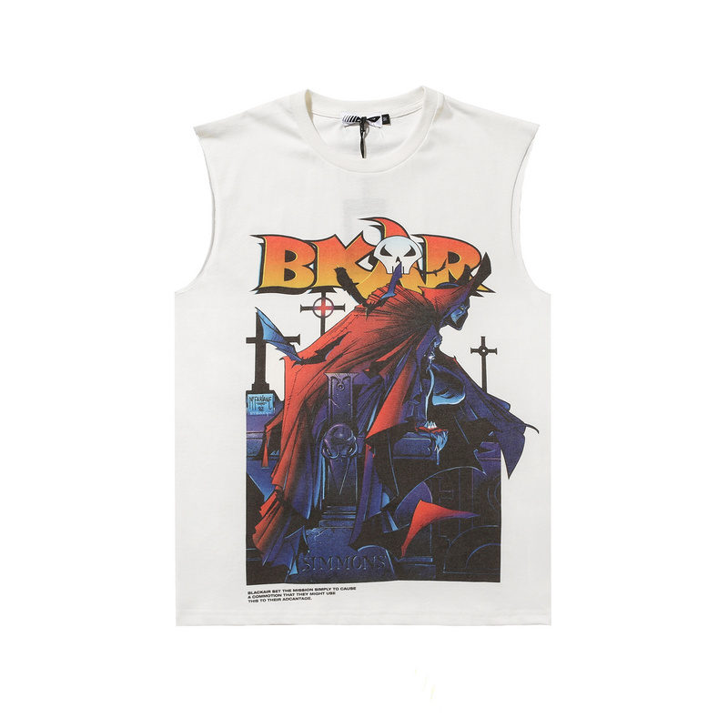 funny cartoon graphic 3D printed tank top-1