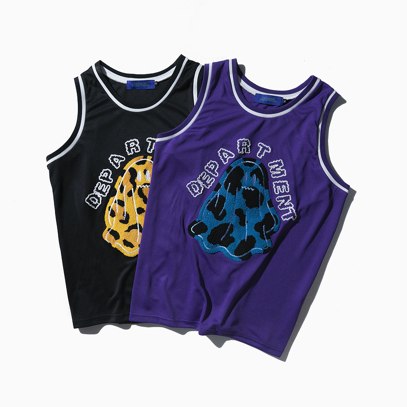 Applique casual athletic tank top for men-3