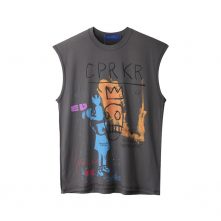 Custom personalized printed sleeveless tank top-1