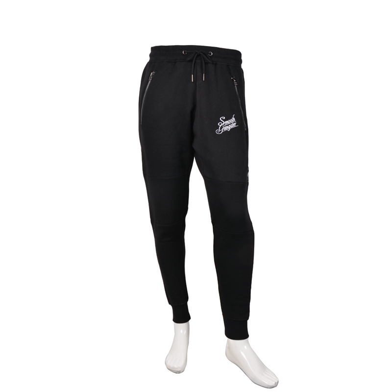 Men’s Workout Athletic Pants elastic waist with zipper pockets