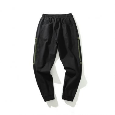 men’s casual loose overalls pants green-1