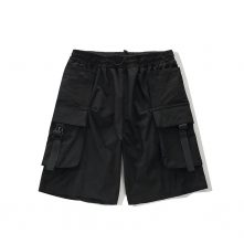 Men's casual elastic cargo short with pockets-1