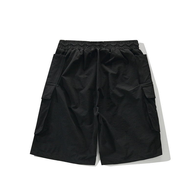 Men's casual elastic cargo short with pockets-1