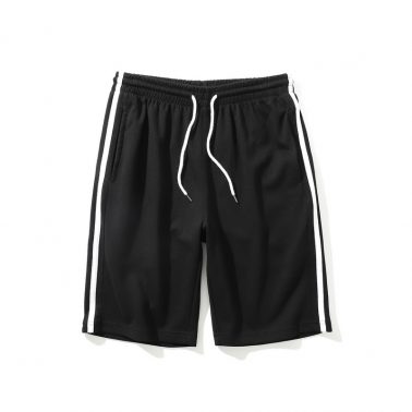 Men's running athletic basketball shorts with zipper pocket-2