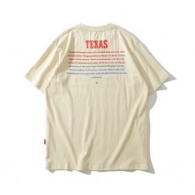 Print loose Texas graphic short sleeve t shirt for men-1