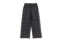 men’s elastic wide leg vintage paisley pattern prints pants -1