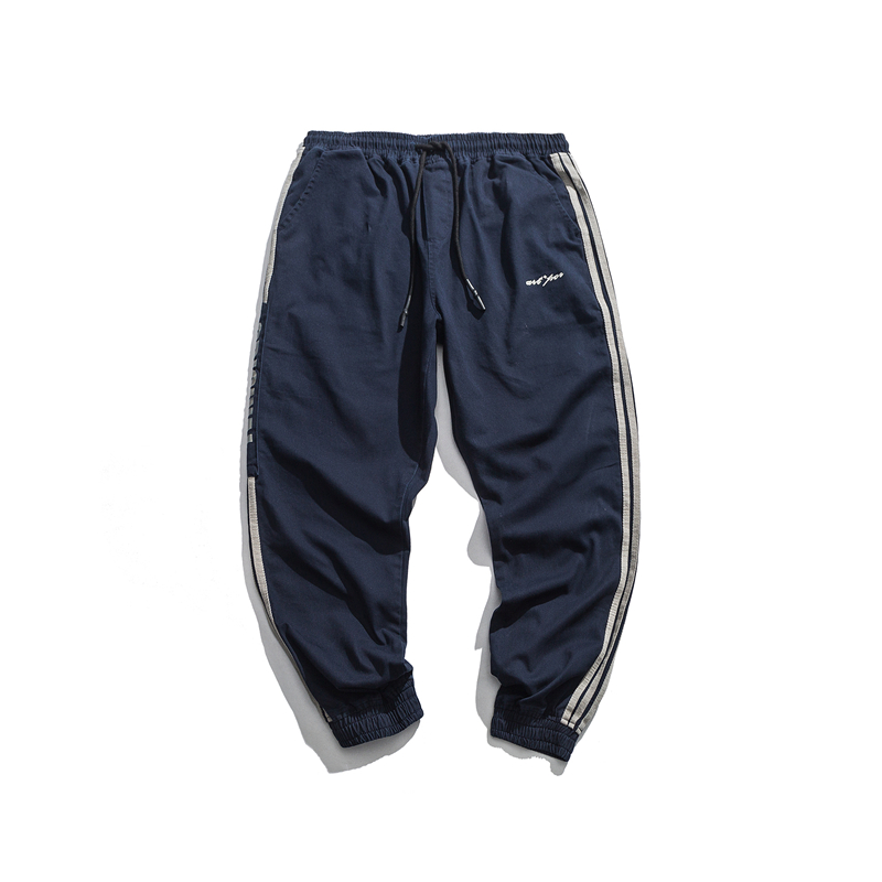 streetwear style cargo casual loose drawstring pants for men-1