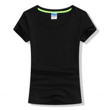 Summer classic cotton round neck t shirt for women