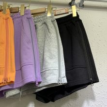 Loose and soft cotton summer shorts for women-1