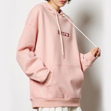 Women letter printing drawstring pullover hoodies top-1