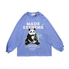 cartoon panda animal graphic printing long sleeve sweatshirt -2