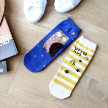 Women’s cute and funny cartoon patterned cotton socks